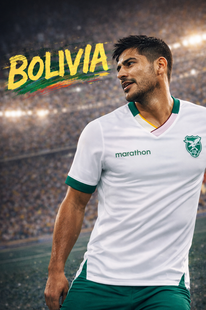 Maillot Bolivie 2026/2027 Domicile 🇧🇴 | FIFAFOOT | Jersey Officiel Football Bolivia | Tailles S-4XL (Copie)
