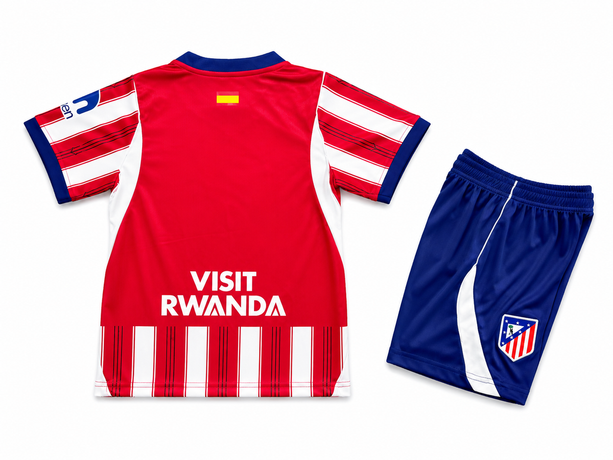 Maillot Atlético Madrid Domicile 2026-2027 Homme & enfant  – Rouge et Blanc