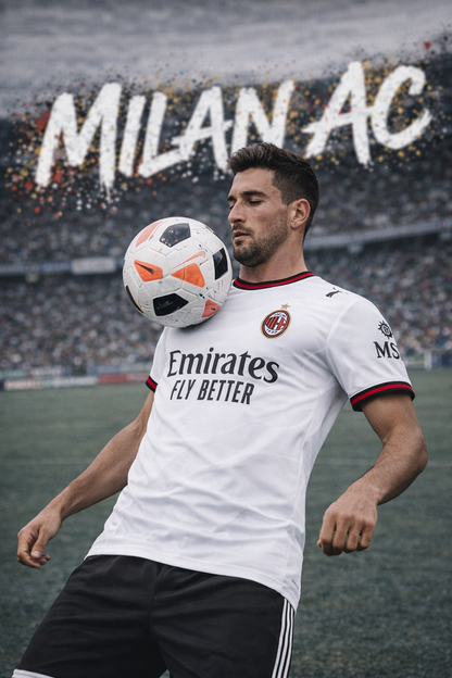 Maillot Extérieur AC Milan 2026-2027 Blanc Officiel Puma – Football Homme | FIFAFOOT