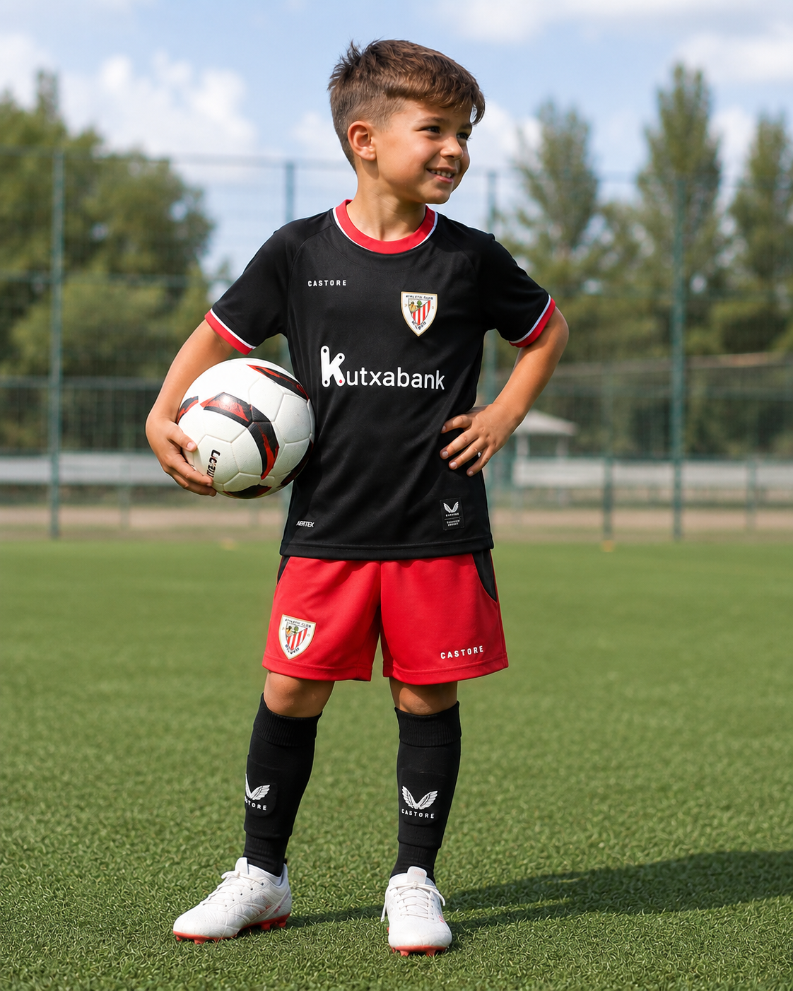 Maillot Athletic Club Bilbao 2026-2027 Extérieur | Jersey Football Homme et Enfant Castore