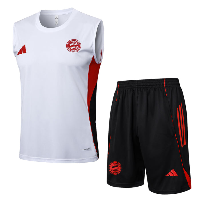 Ensemble blanc débardeur + short  Bayern Munich 2025-2026