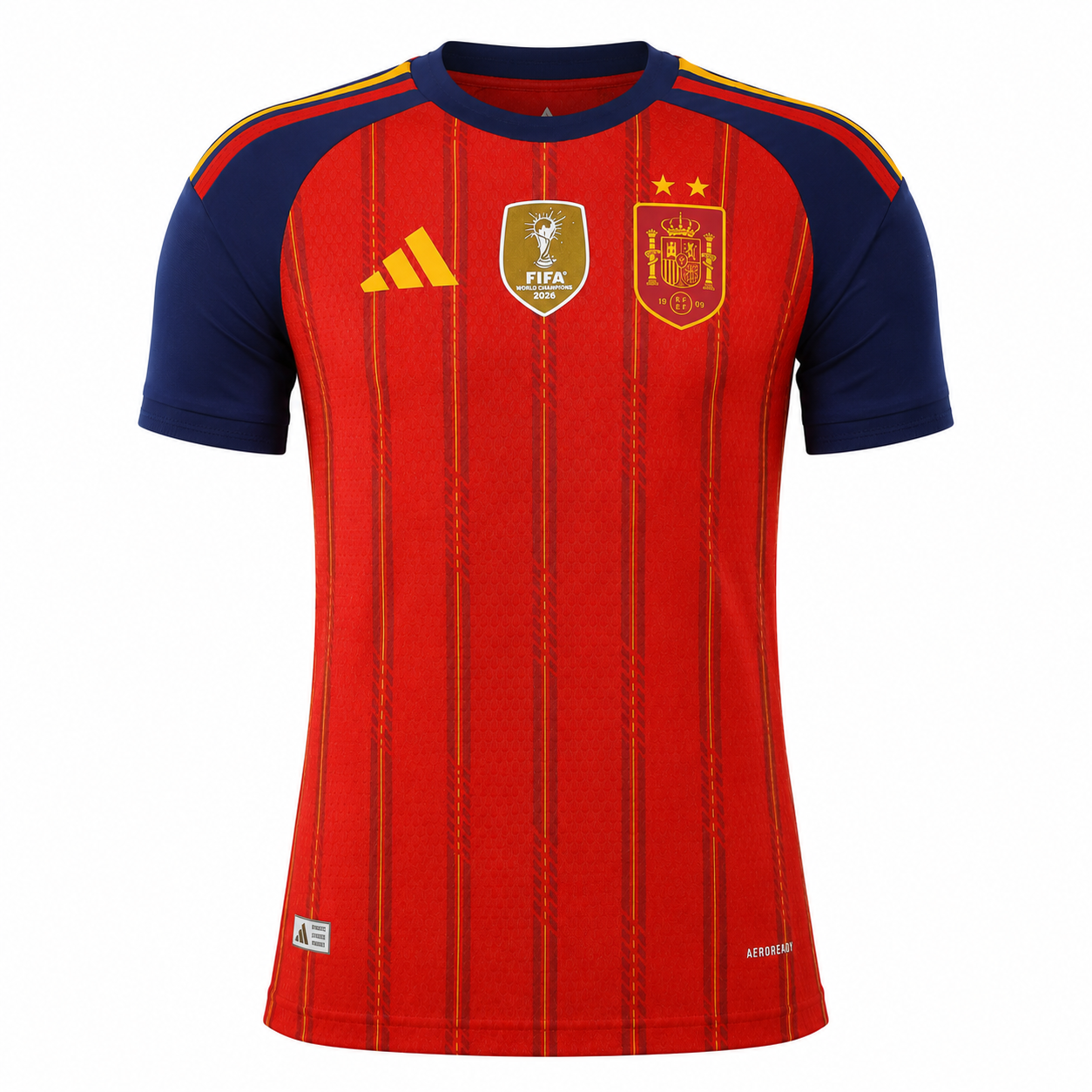 Nouveau Maillot Espagne Domicile Deux Étoiles 2026  Rouge – Édition Premium