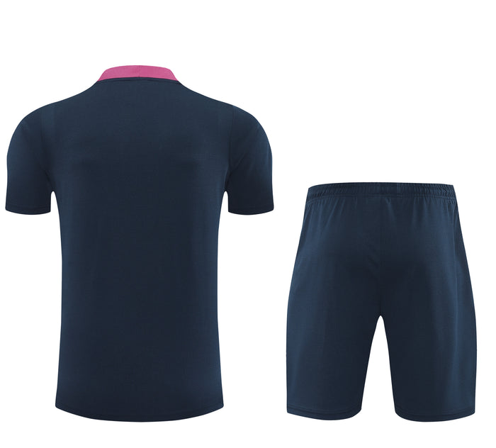 Ensemble bleu marine T-shirt + short FC Barcelone 2025-2026