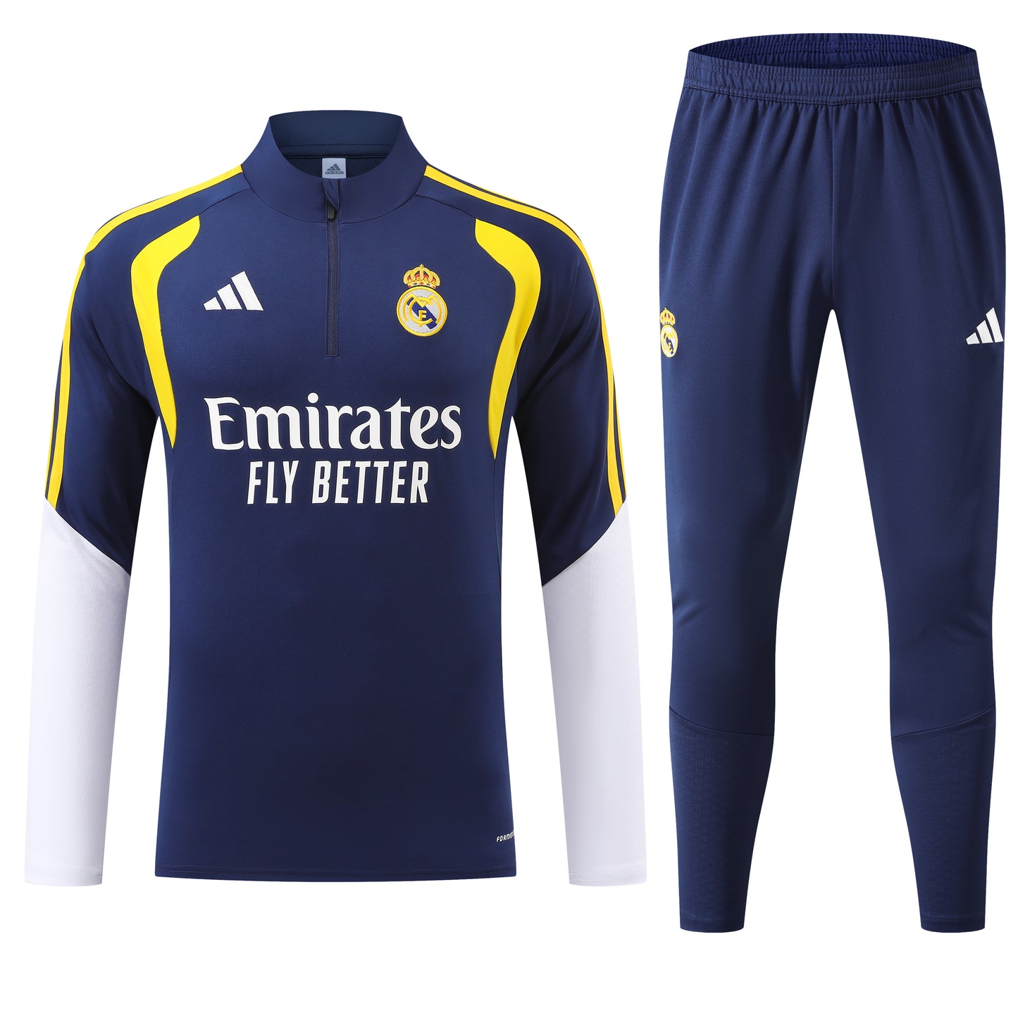 Ensemble Training Real Madrid Bleu Marine 2026/2027 – Survêtement Football Homme Premium