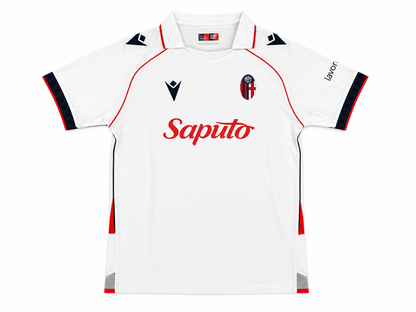 Maillot Extérieur Bologne FC 2026-2027 Blanc Rouge & Bleu Marine