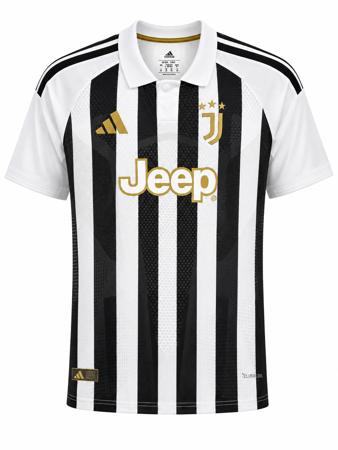 Maillot Domicile Juventus Turin 2026-2027 Noir Blanc & Or