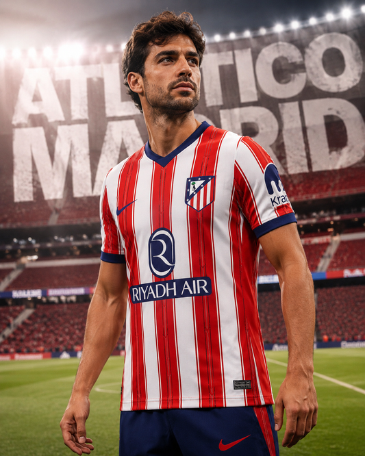 Maillot Atlético Madrid Domicile 2026-2027 Homme & enfant  – Rouge et Blanc