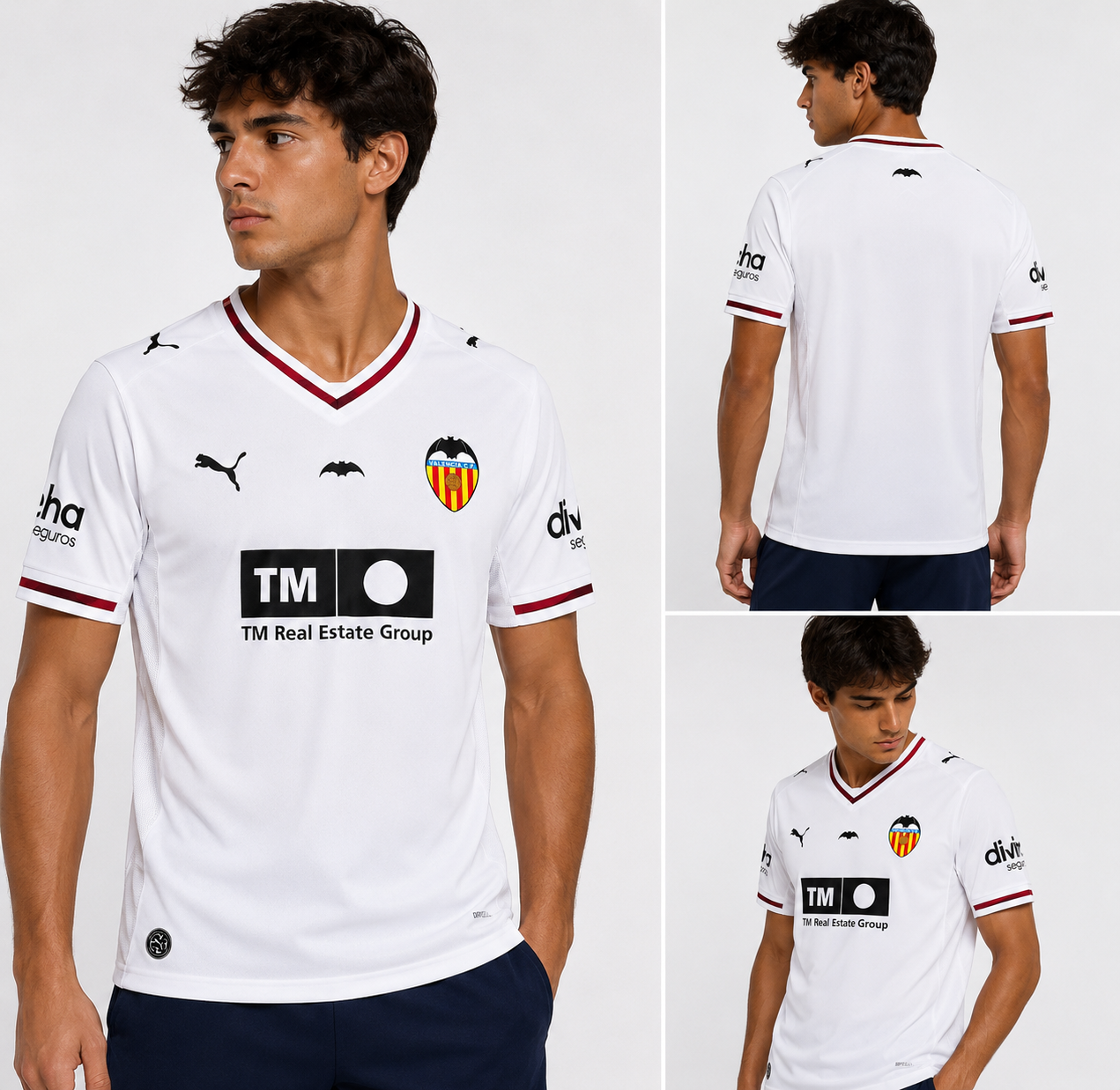 Maillot Valencia CF Domicile 2026/2027 Blanc – Jersey Football Homme Puma DryCell Officiel