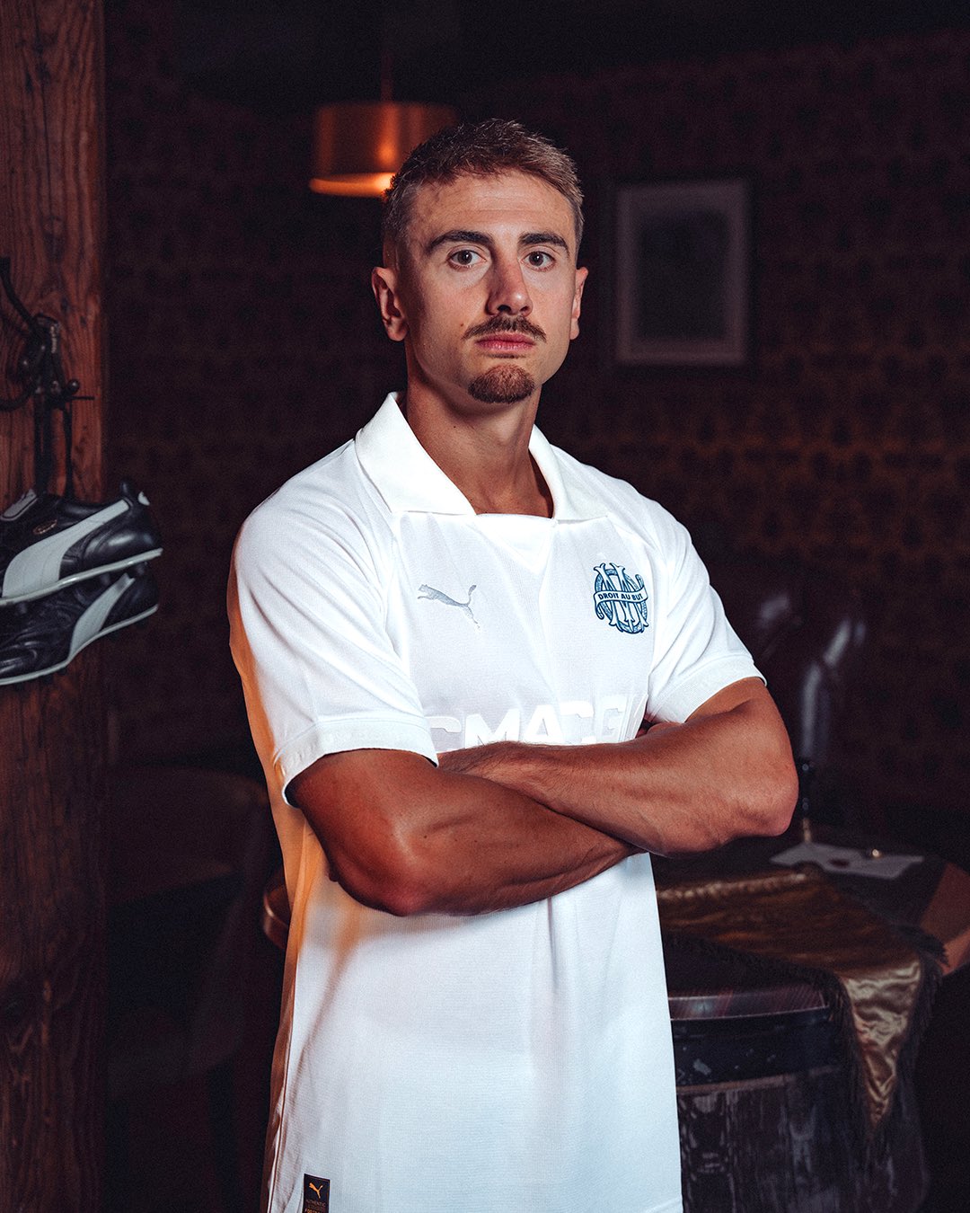 Maillot commémoratif 125 ans de Marseille Blanc