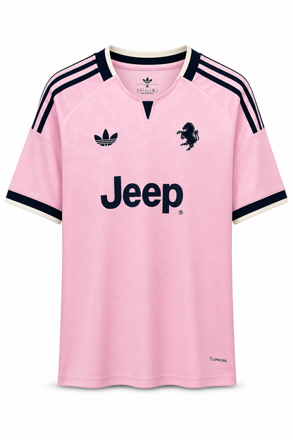 Maillot Extérieur Juventus Turin 2026-2027 Rose & Bleu Marine
