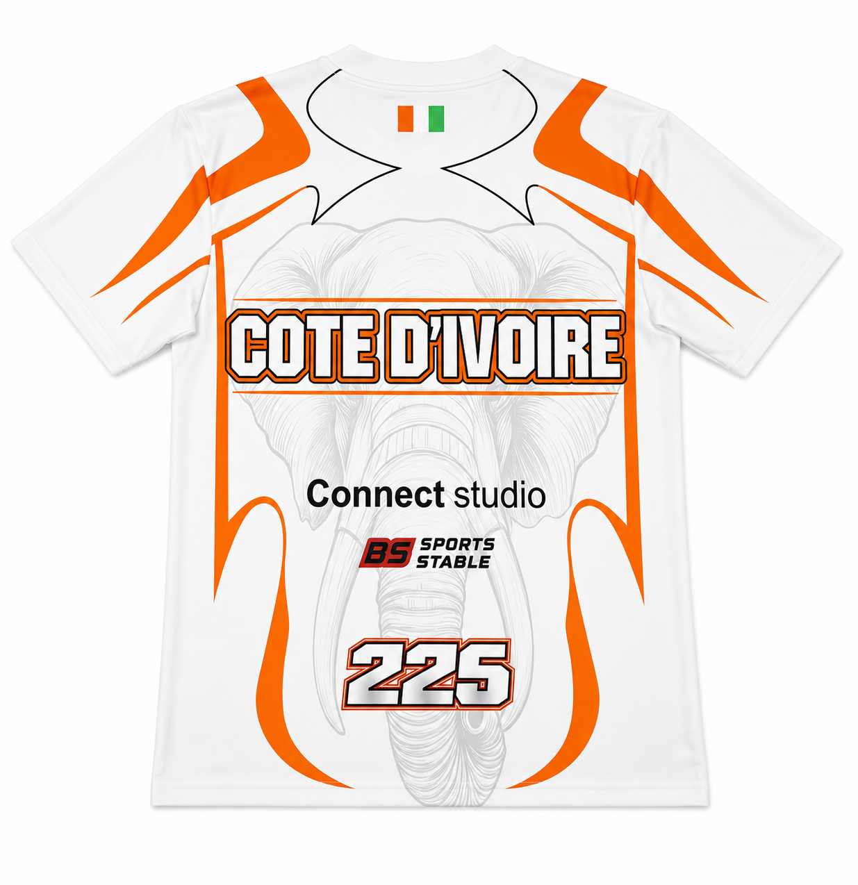 Maillot Côte d’Ivoire 225  Homme – Édition Éléphant