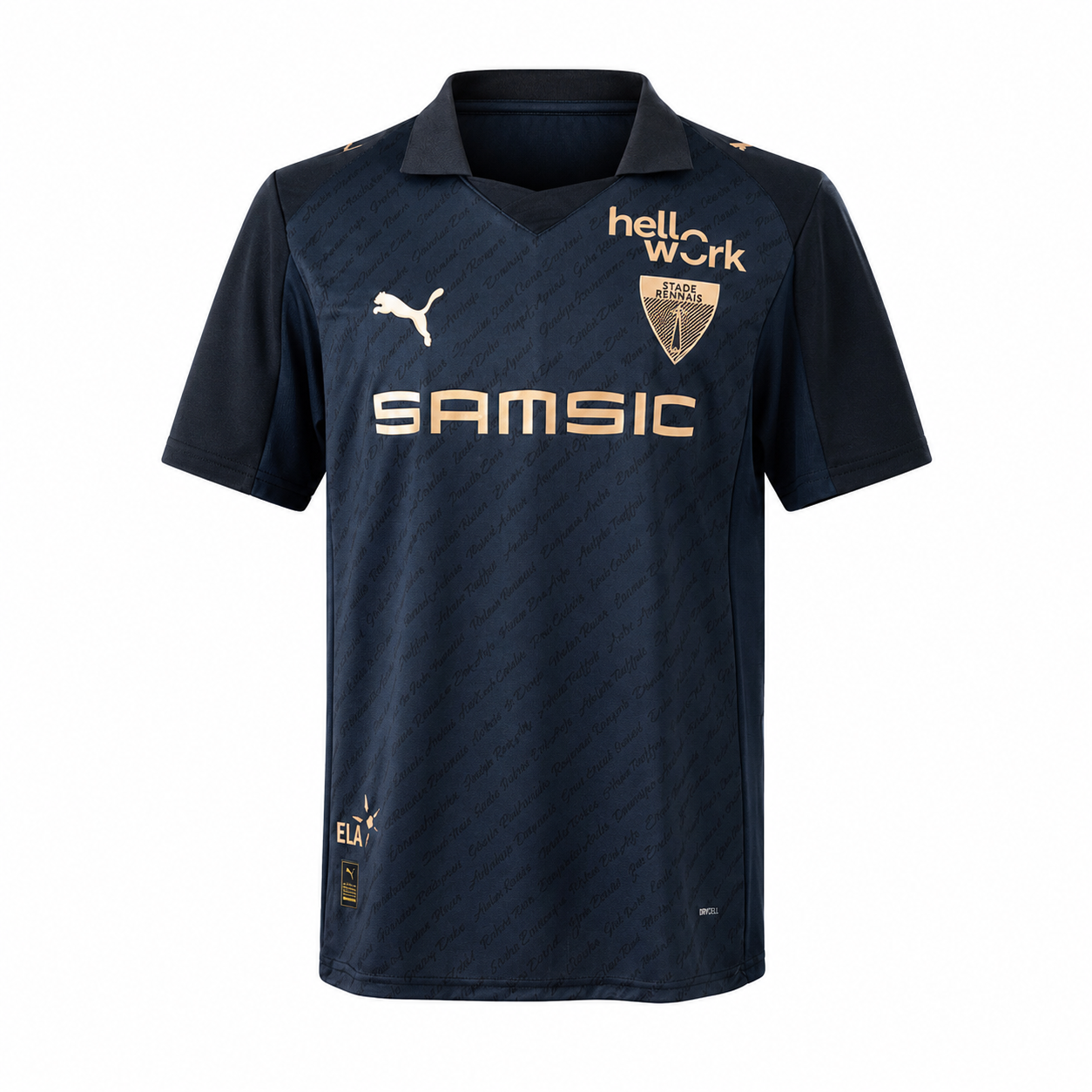 Maillot Stade Rennais Third 2026-2027 Bleu Marine Or – Jersey Football SRFC