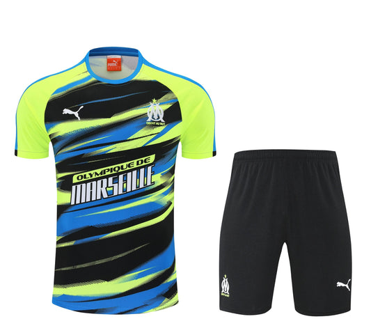 Ensemble jaune édition 13 T-shirt + short  Olympique de Marseille 2025-2026