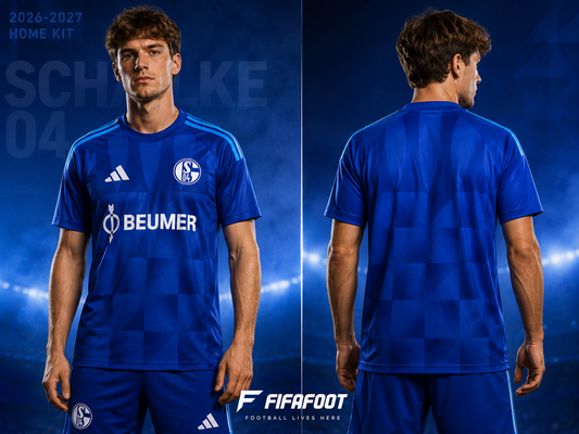 Maillot Schalke 04 Home 2026-2027 – Domicile Bleu