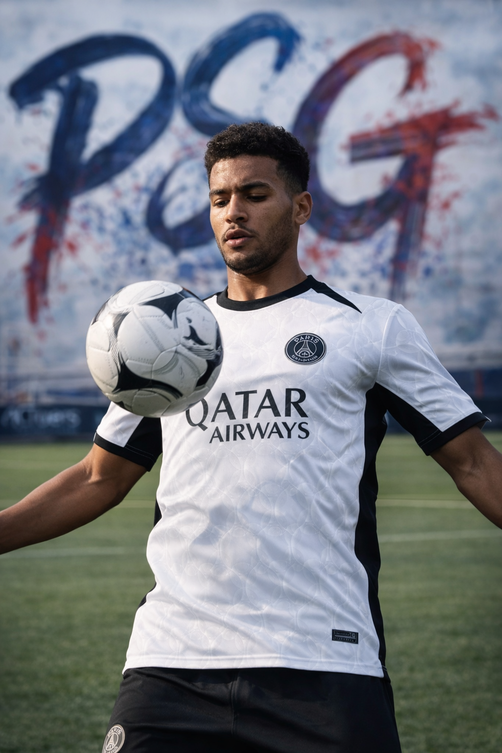 Maillot d’Entraînement PSG 2026-2027 – Training Paris Saint-Germain Blanc Jordan | FIFAFOOT