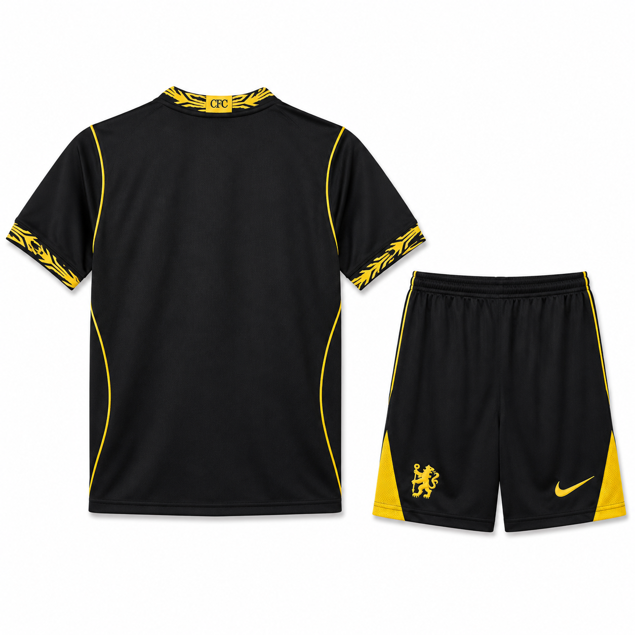 Maillot Chelsea Extérieur 2026-2027 – Noir & Jaune