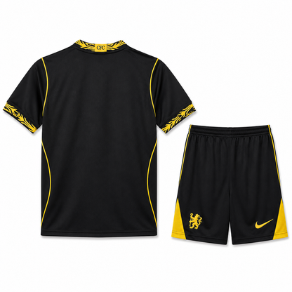 Maillot Chelsea Extérieur 2026-2027 – Noir & Jaune