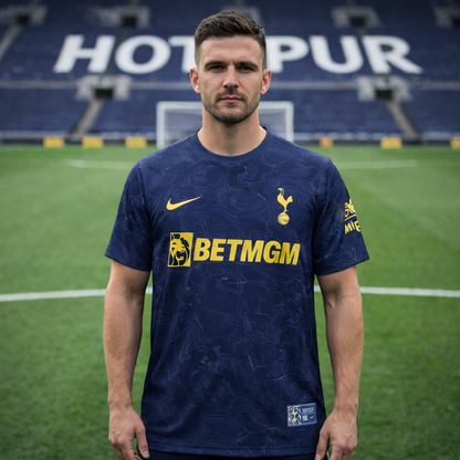 Tottenham Hotspur Maillot d’Entraînement 2026-2027 Bleu Marine – Version Officielle Performance Football