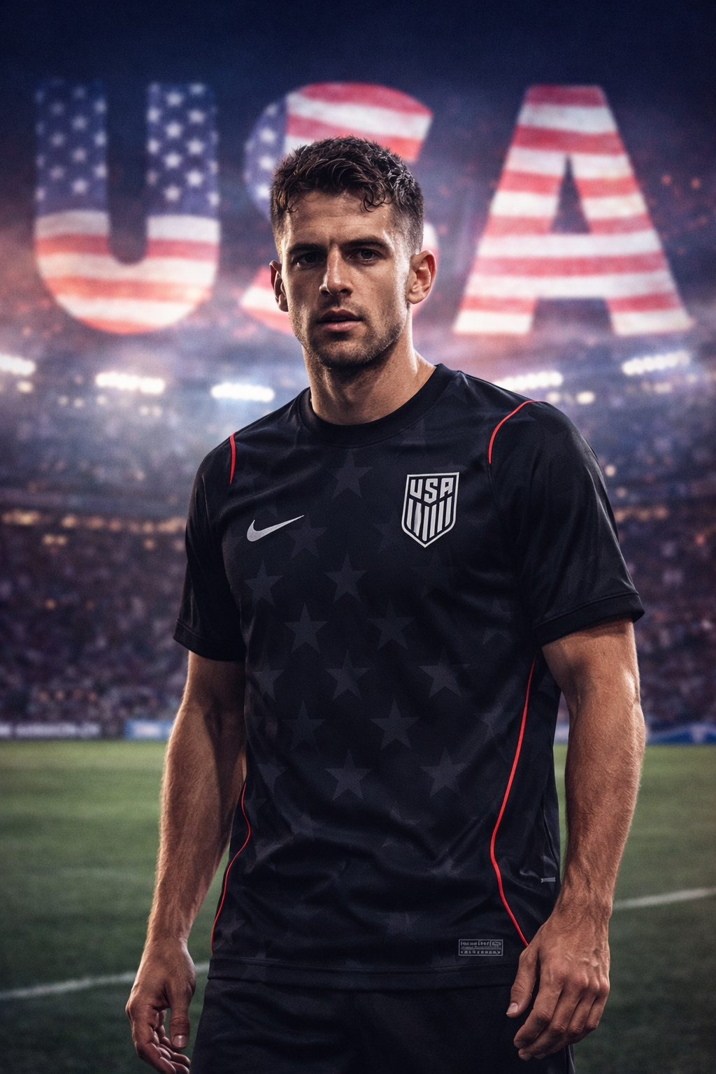 Maillot Extérieur États-Unis Noir 2026/2027 🇺🇸  – USA National Team Jersey | FIFAFOOT
