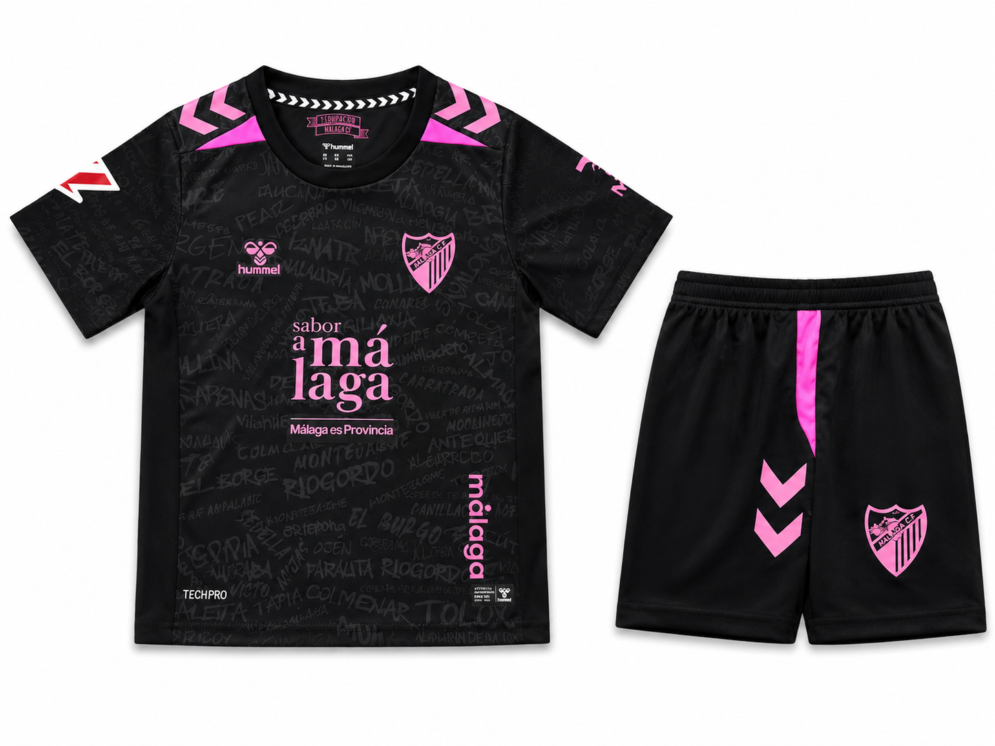 Maillot Málaga CF Third 2026-2027 – Noir et Rose