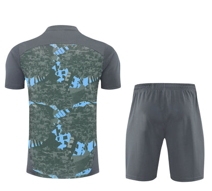 Ensemble vert camo T-shirt + short Manchester City 2025-2026