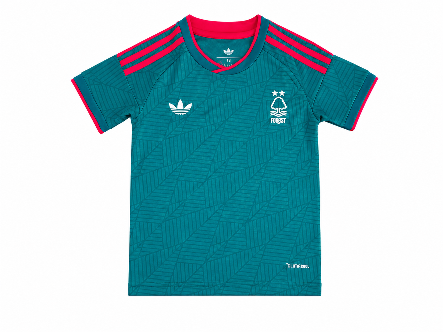 Maillot Nottingham Forest Extérieur 2026-2027 – Turquoise & Rose