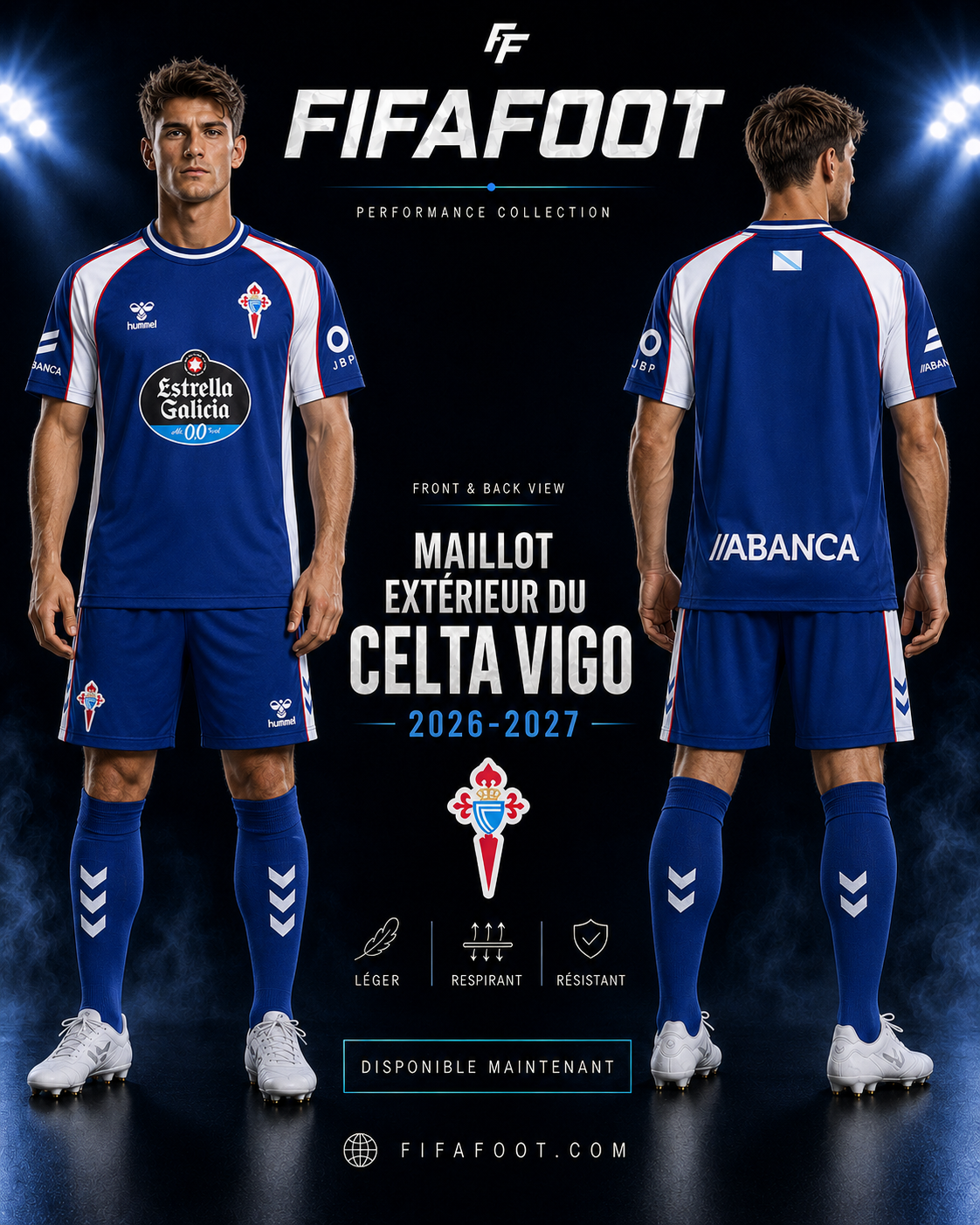Maillot Celta Vigo Extérieur 2026-2027 Bleu Marine – Jersey Football RC Celta Vigo Away