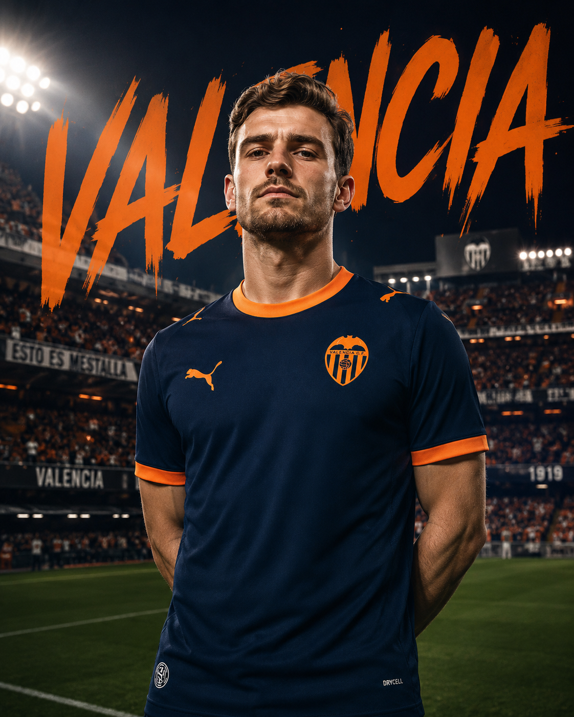 Maillot Valencia CF Extérieur 2026/2027 Bleu – Jersey Football Homme Puma DryCell Officiel