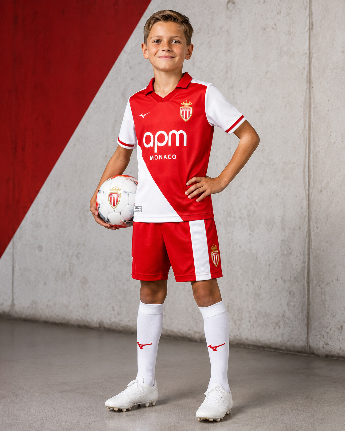 Maillot AS Monaco Domicile 2026-2027 Rouge Blanc – Jersey Football Monaco
