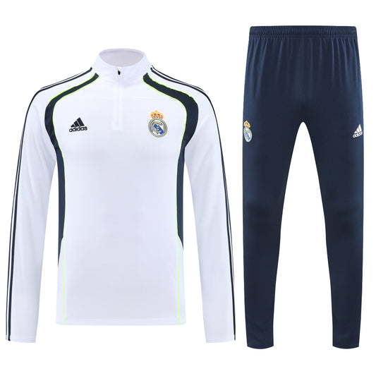 Survetement blanc Real Madrid 2025-2026