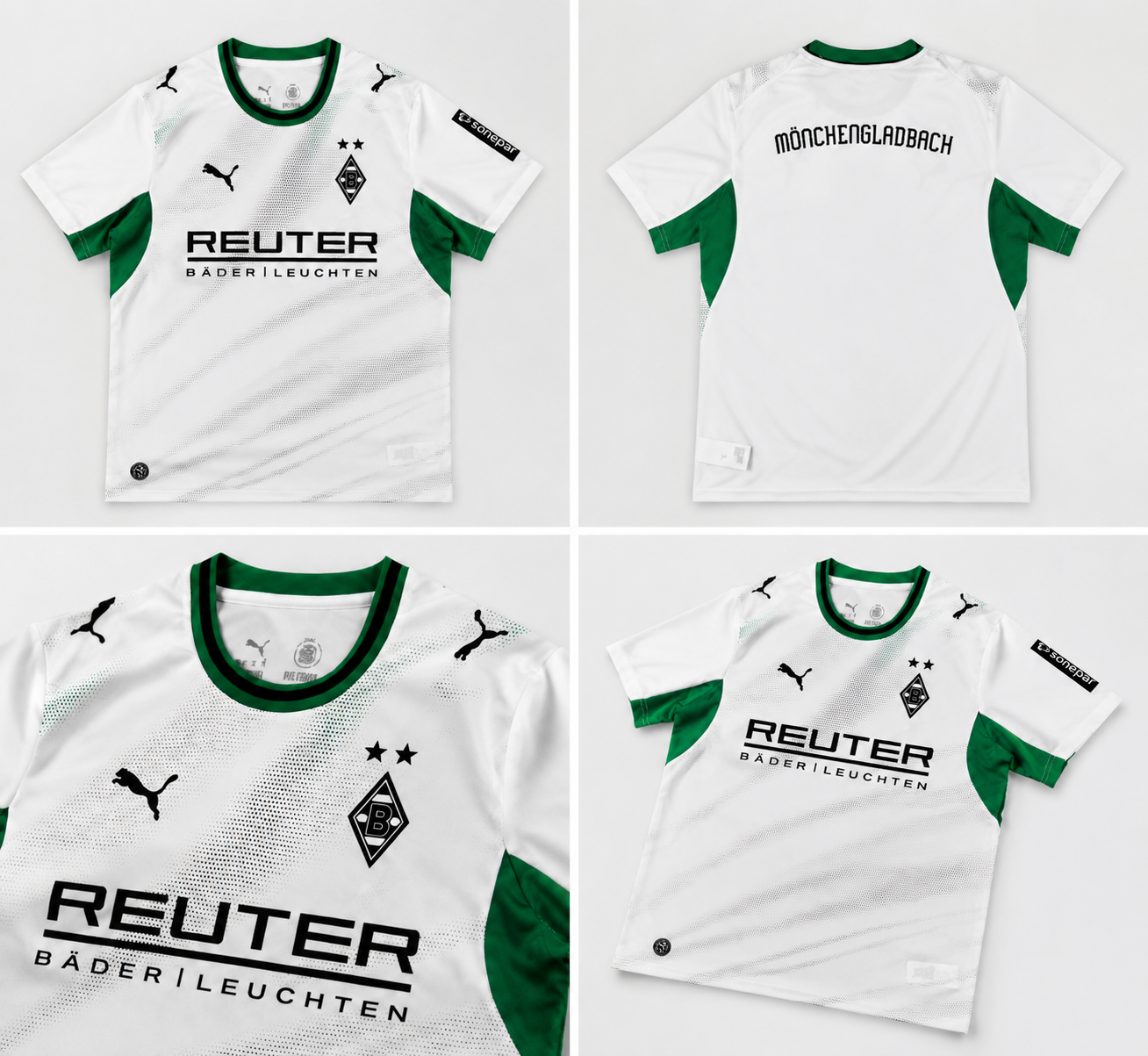 Maillot Domicile Borussia Mönchengladbach 2026/2027 Blanc Vert | FIFAFOOT