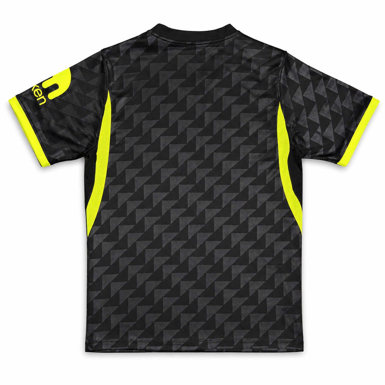 Maillot Atlético Madrid Extérieur 2026-2027 Homme et enfant  – Noir et Jaune Fluo