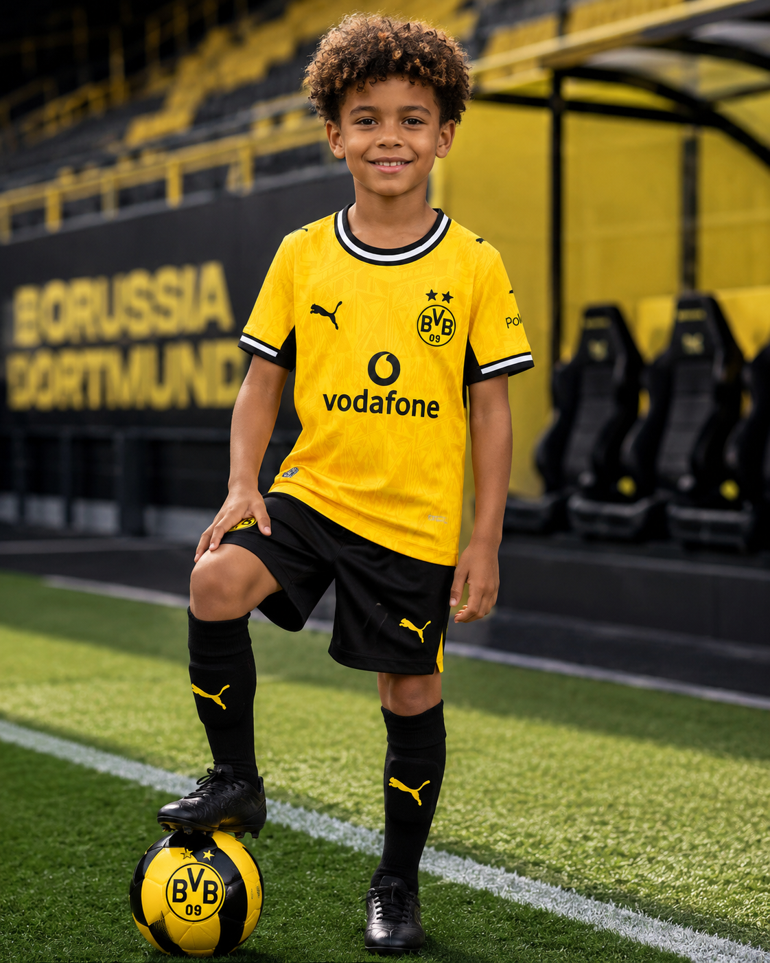 Maillot Domicile Borussia Dortmund 2026-2027 Jaune Noir BVB – Version Football Homme Puma Premium