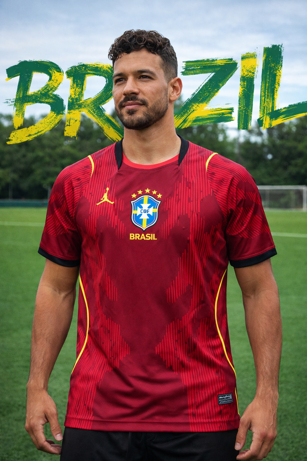 Maillot d’entraînement Brésil 🇧🇷 2026-2027 – Tenue CBF Football | FIFAFOOT