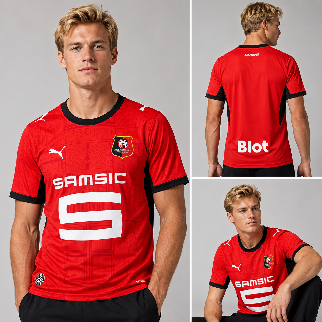 Maillot Stade Rennais Domicile 2026-2027 Rouge – Jersey Football Rennes SRFC