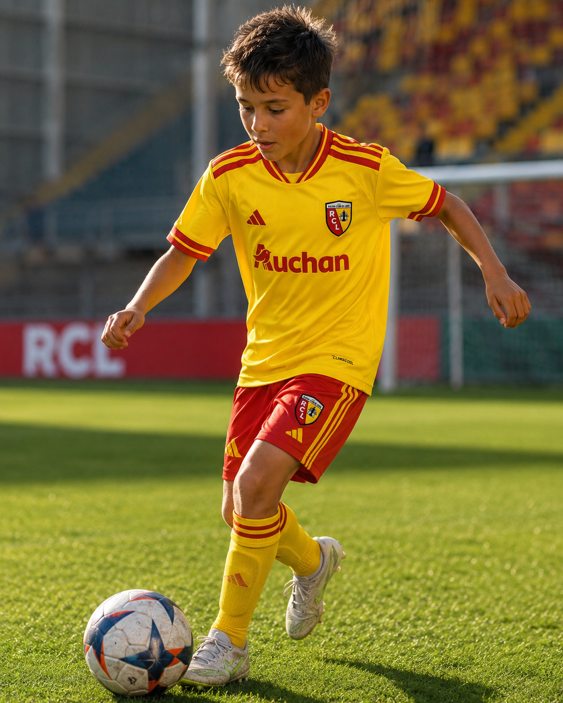 Maillot Domicile RC Lens 2026-2027 Homme et Enfant | Sang et Or