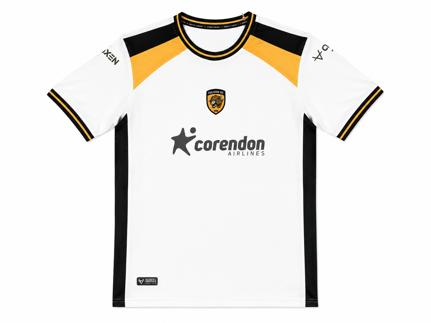 Maillot Hull City Extérieur 2026-2027 – Blanc, Noir & Orange