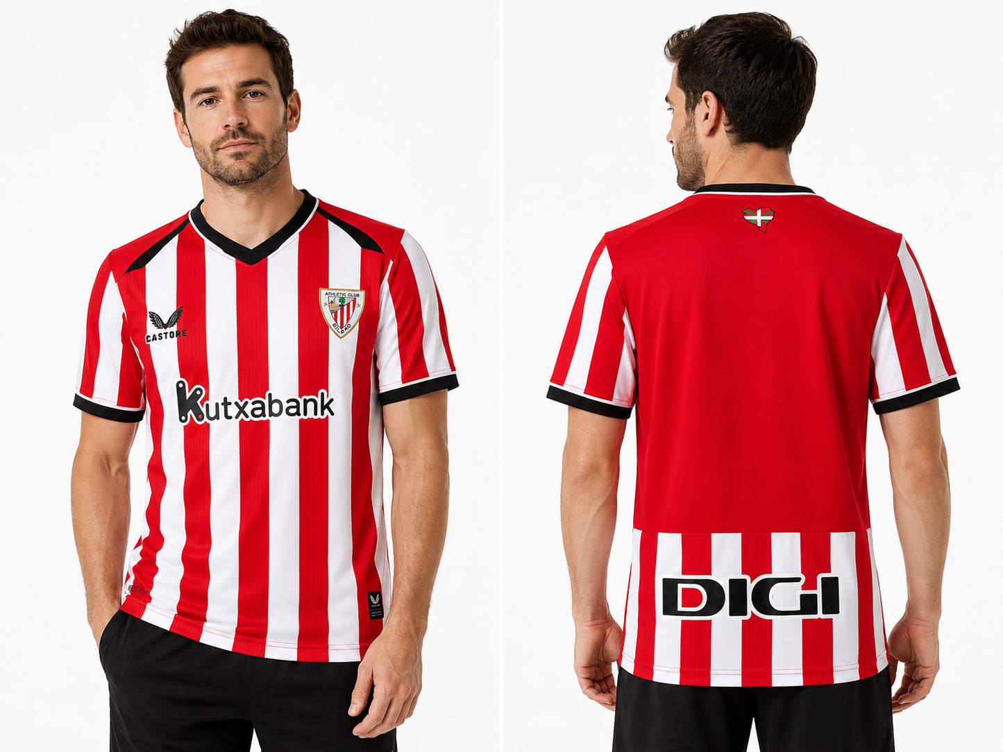 Maillot Athletic Club Bilbao 2026-2027 Domicile | Jersey Football Homme et Enfant Castore