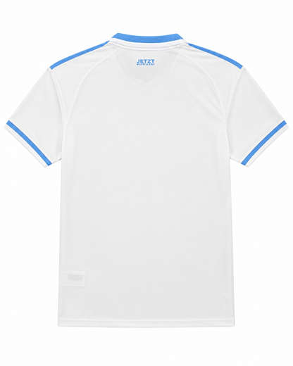 Maillot RC Strasbourg Extérieur 2026-2022027 Blanc Bleu – Jersey Football RCSA