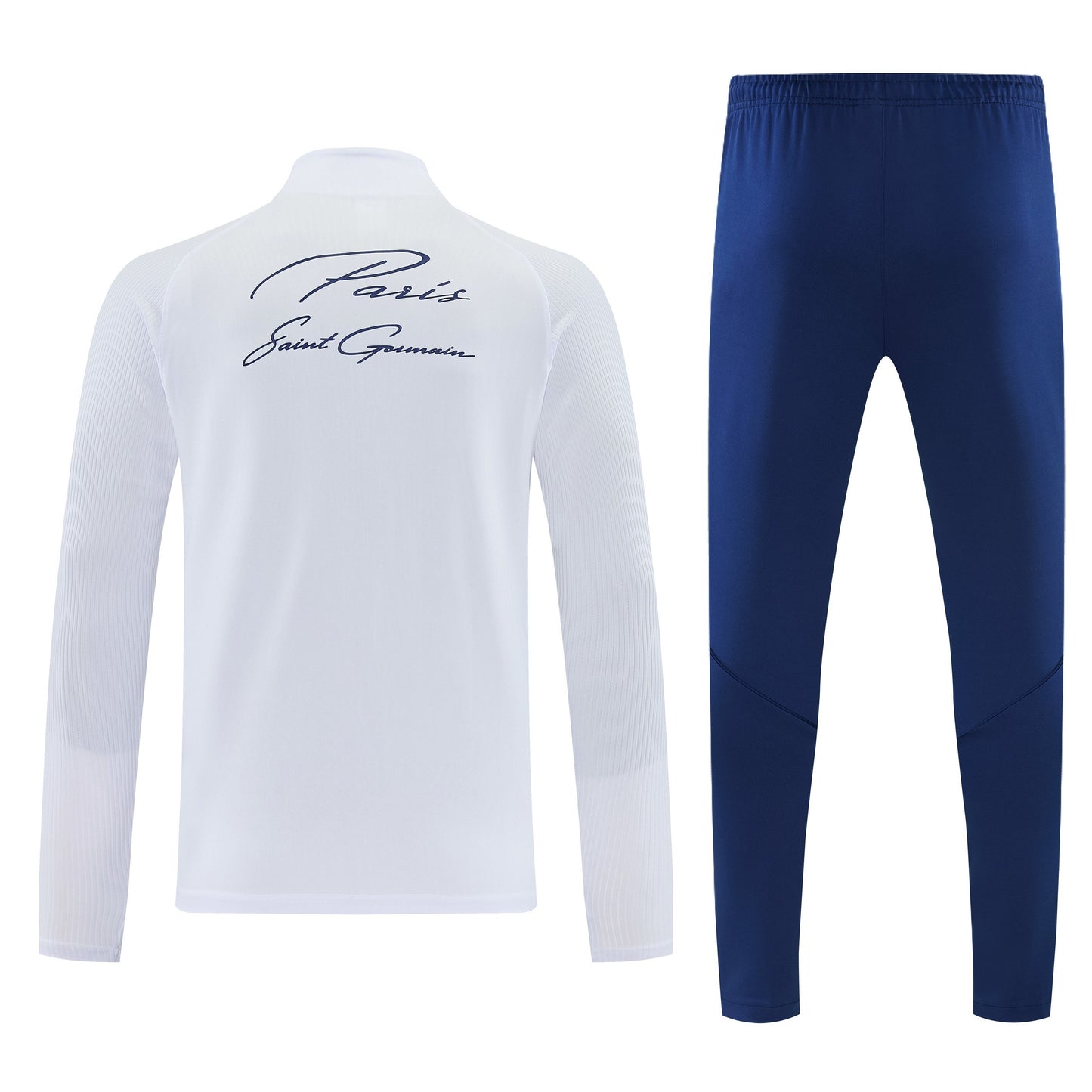 Ensemble 2026-2027 Survêtement PSG Homme Blanc & Bleu – Training Set Football Premium  | FIFAFOOT
