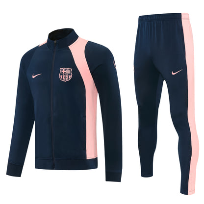 Ensemble Survêtement FC Barcelone Bleu marine -rose Homme 2026/2027 – Training Suit Barça
