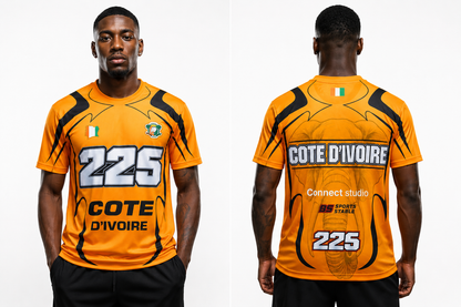 Maillot Côte d’Ivoire 225  Homme – Édition Éléphant