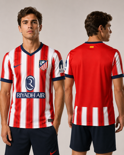 Maillot Atlético Madrid Domicile 2026-2027 Homme & enfant  – Rouge et Blanc