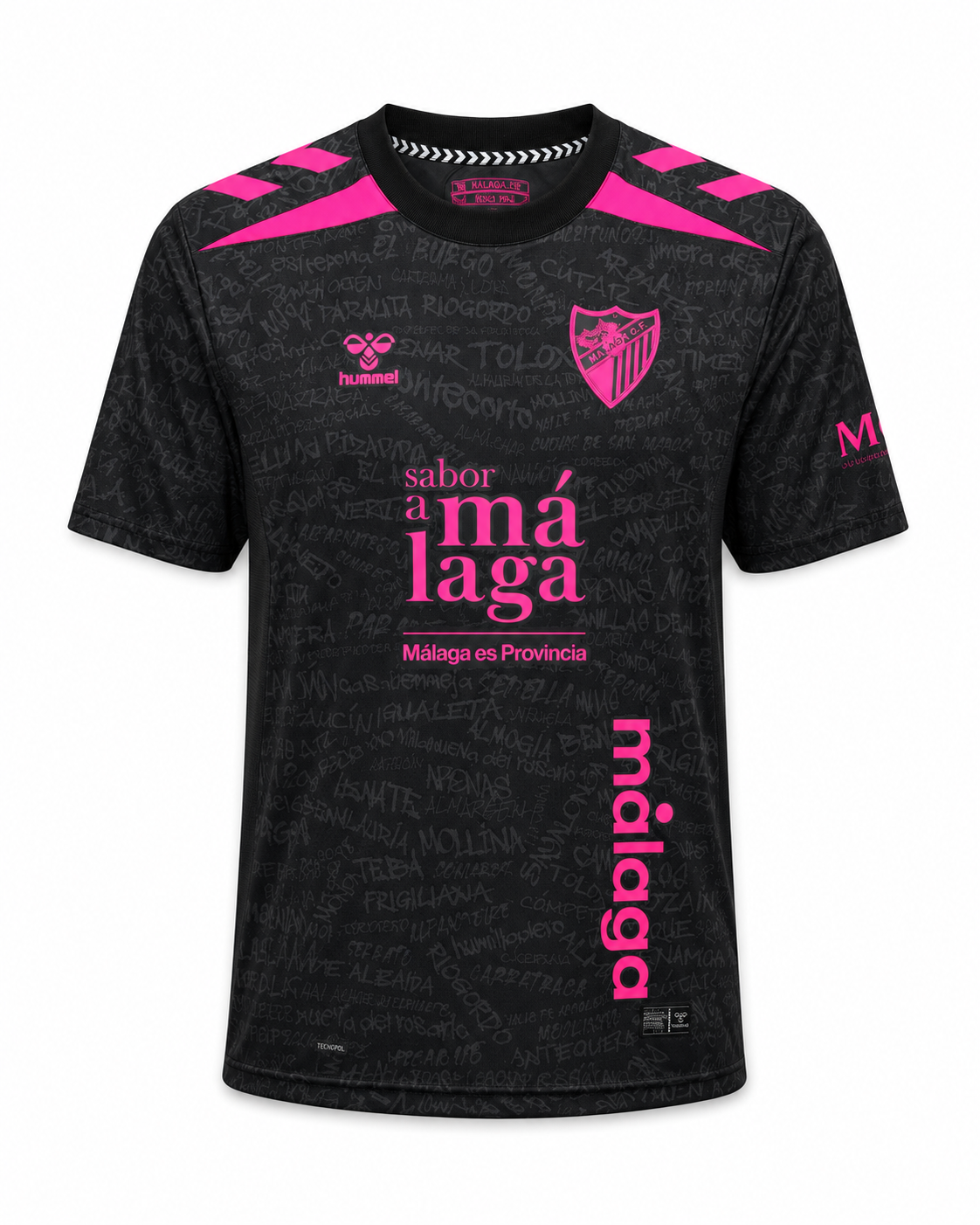 Maillot Málaga CF Third 2026-2027 – Noir et Rose