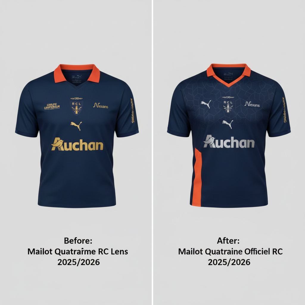 Maillot fourth RC Lens 2025-2026