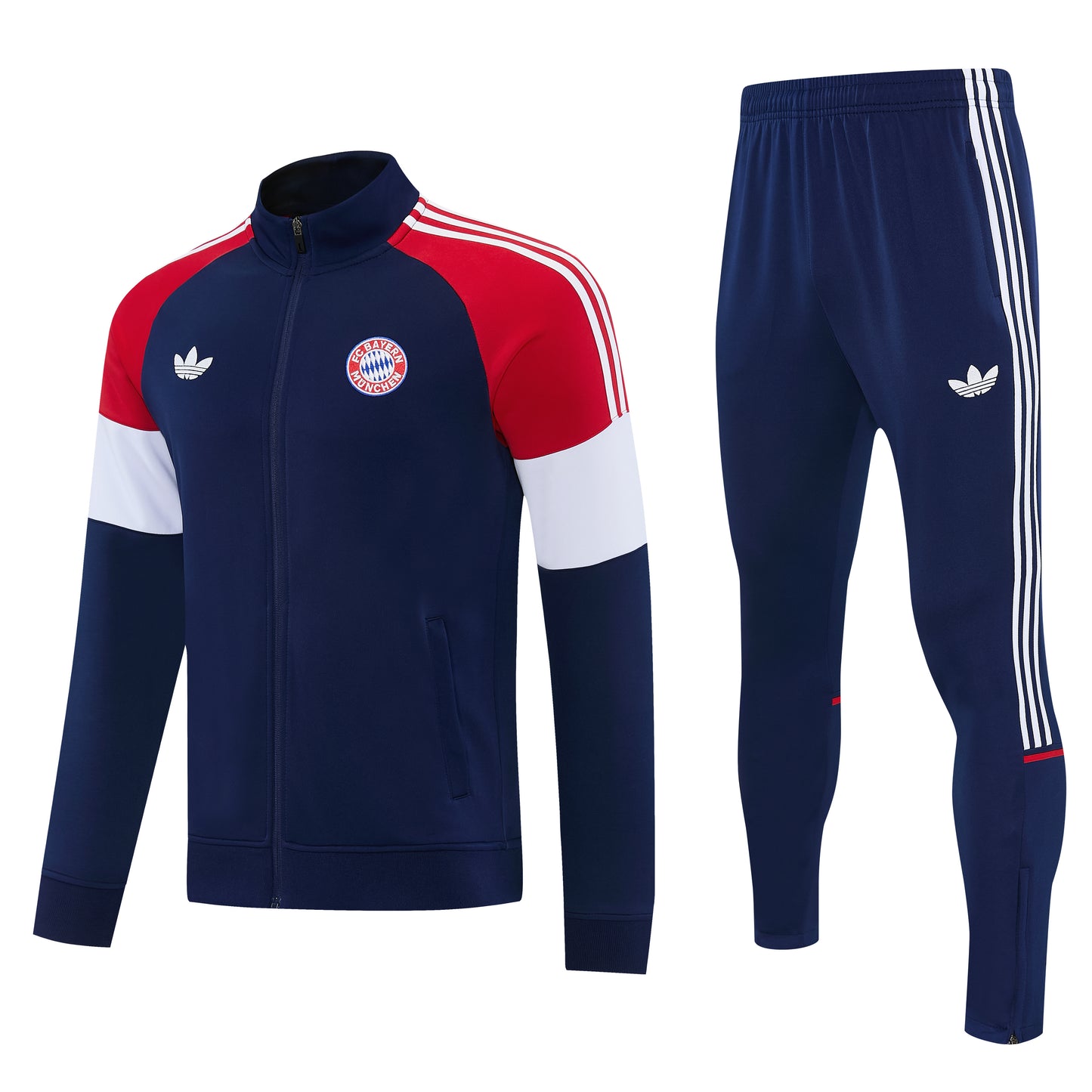 Ensemble Survêtement Bayern Munich 2026/2027 Bleu Marine – Adidas Homme