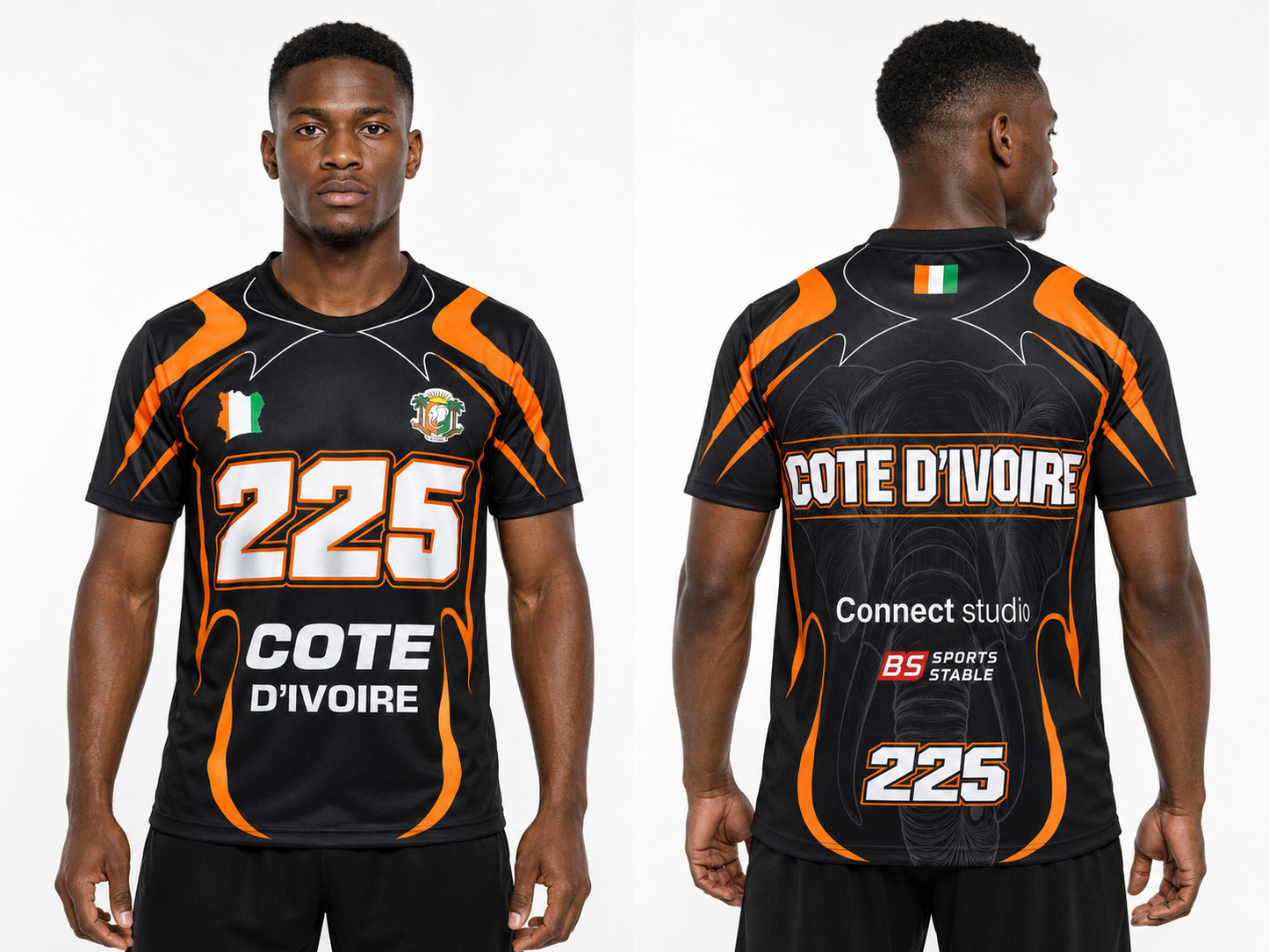Maillot Côte d’Ivoire 225  Homme – Édition Éléphant