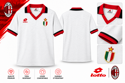 Maillot Milan AC extérieur 1993-1994 – détails du maillot