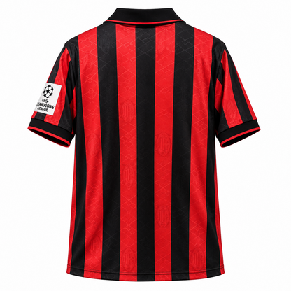 Maillot Milan AC domicile 1993-1994 – vue de dos