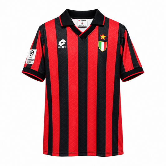 Maillot Milan AC domicile 1993-1994 – vue de face